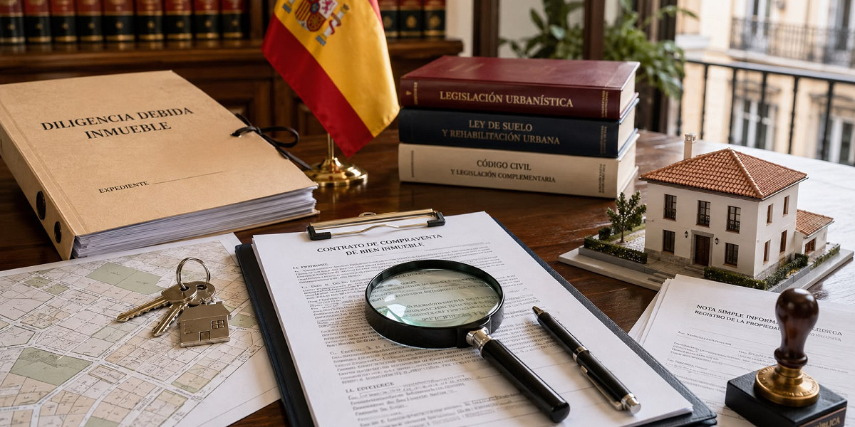 Due diligence jurídica de una propiedad en España