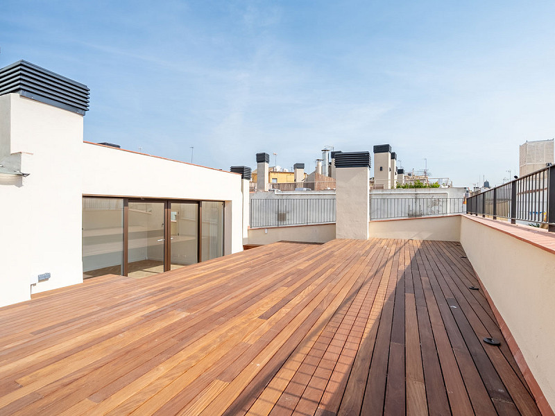 Apartments in a building after reconstruction in the Eixample district, Barcelona. Photo:  1