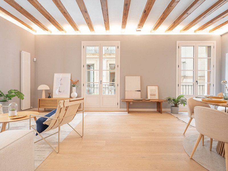 Apartments in a building after reconstruction in the Eixample district, Barcelona. Photo:  5