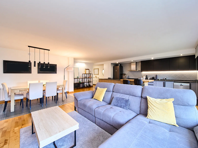 Elegant Ground Floor Apartment with Terrace and Panoramic Views in Ordino, Andorra. Photo:  3