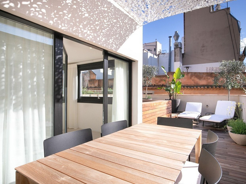 FFurnished Duplex Penthouse for Rent in El Gòtic. Photo:  7