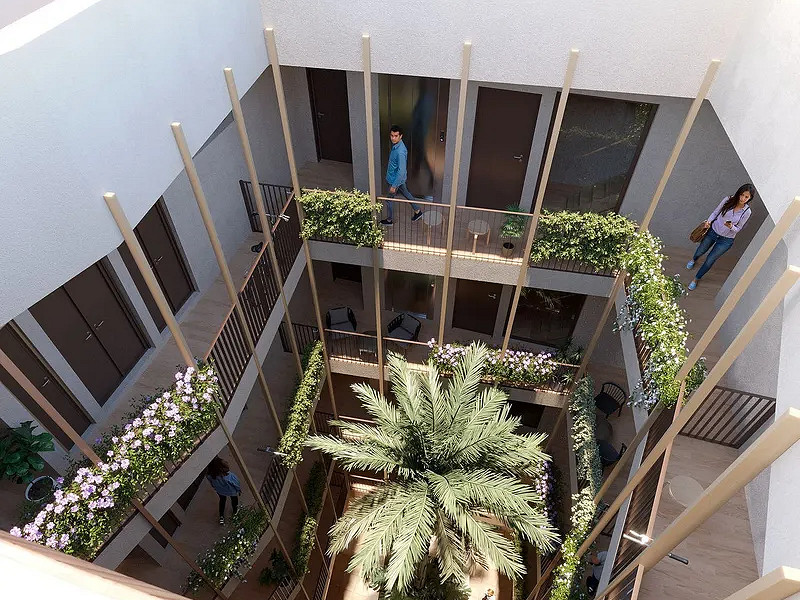 Квартиры в новом комплексе в Сант Кугате в окрестностях Барселоны. Фото:  9