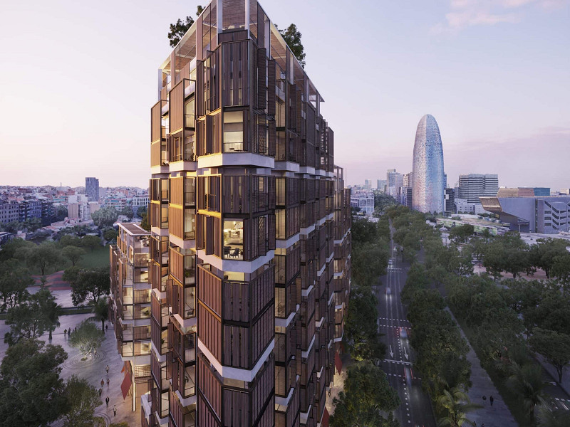 Gloria Diagonal. Квартиры на этапе строительства в районе Глориас, рядом с проспектом Диагональ. Фото:  1