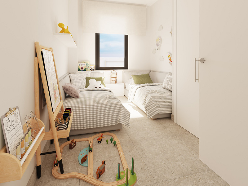 Современные квартиры высокого класса в жилом комплексе, находящемся в стадии строительства, в Оспиталет-де-Льобрегат, Барселона. Фото:  7