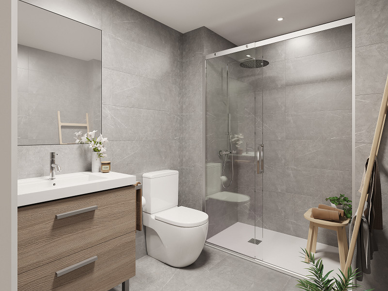 Современные квартиры высокого класса в жилом комплексе, находящемся в стадии строительства, в Оспиталет-де-Льобрегат, Барселона. Фото:  9