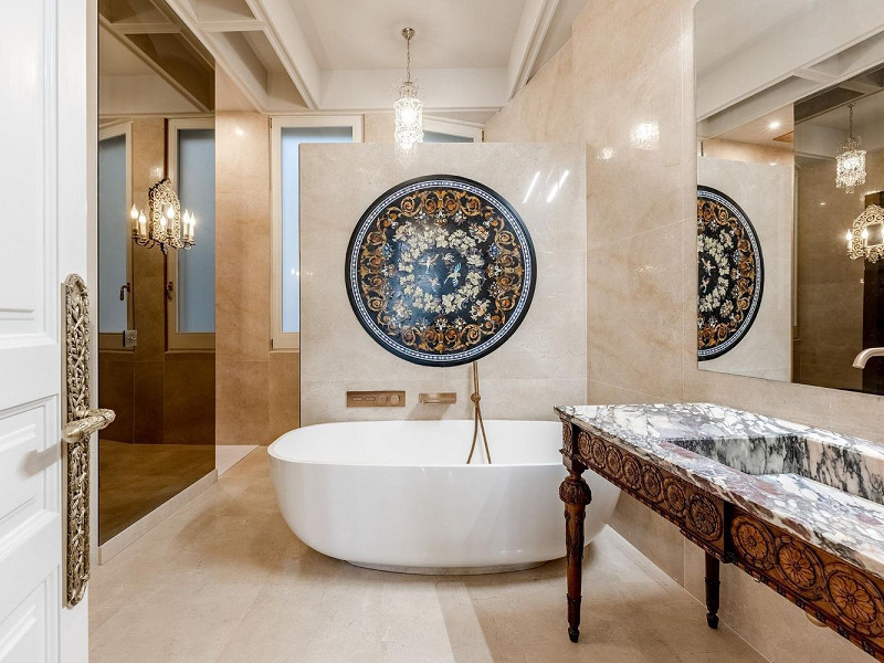 Настоящее произведение искусства: эксклюзивная дизайнерская квартира с выдающимися деталями и коллекцией антиквариата в Сант-Жервази, Барселона. Фото:  32