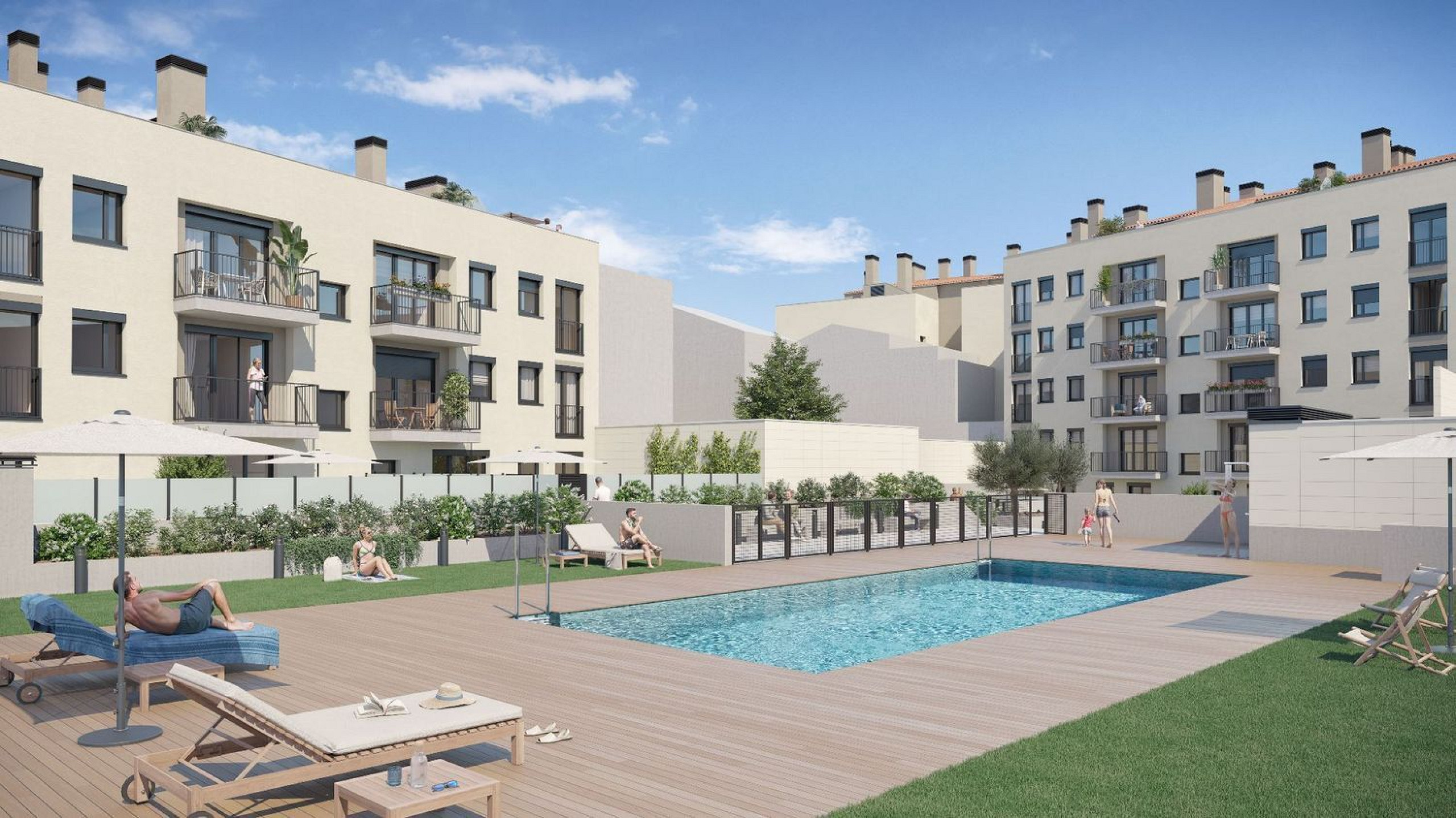 Modern Residential Complex Tres Creus Near the City Center, in Sabadell, Barcelona