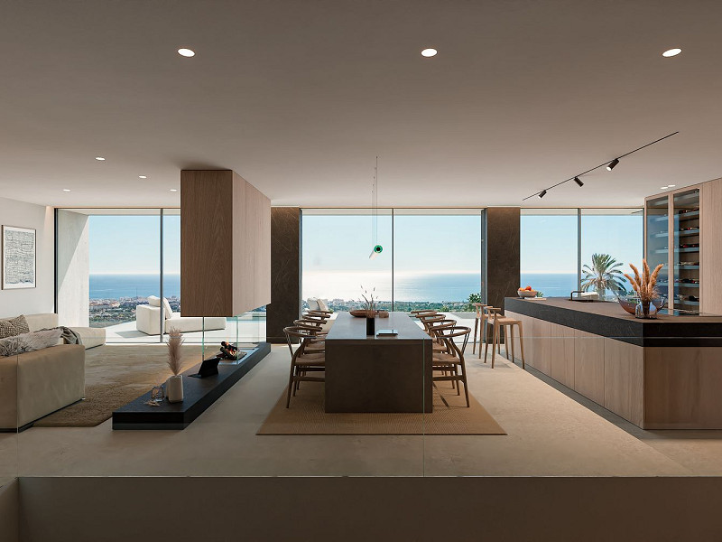 Современная вилла с видом на море в Тейя, Барселона. Фото:  3