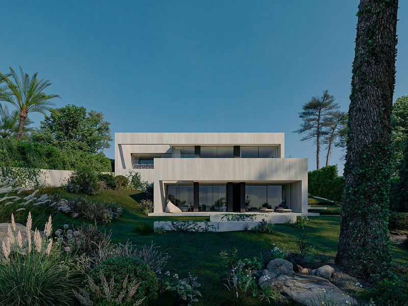 Современная вилла с видом на море в Тейя, Барселона. Фото:  7