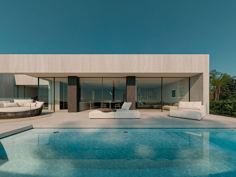 Современная вилла с видом на море в Тейя, Барселона. Фото:  8