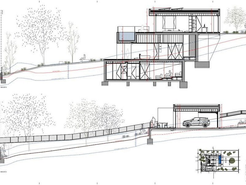 Современная вилла с видом на море в Тейя, Барселона. Фото:  10