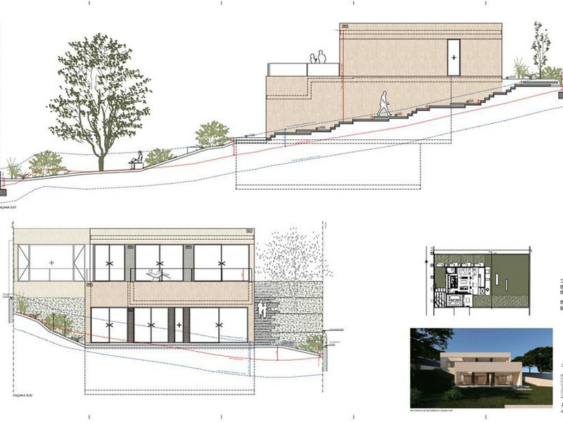 Современная вилла с видом на море в Тейя, Барселона. Фото:  11