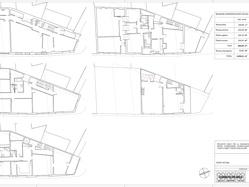 Investment Project: Reconstruction and Extension of a Residential Building in Granollers, Barcelona. Photo:  2