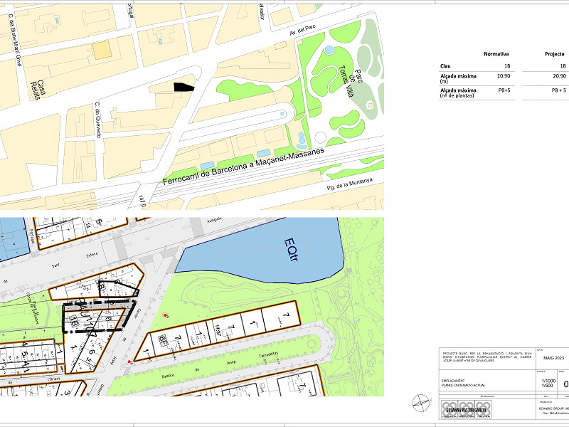 Investment Project: Reconstruction and Extension of a Residential Building in Granollers, Barcelona. Photo:  3