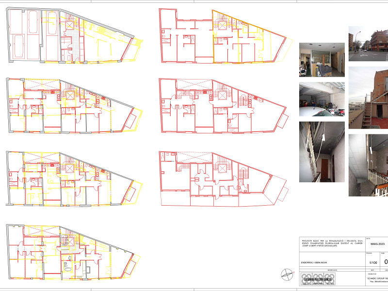 Investment Project: Reconstruction and Extension of a Residential Building in Granollers, Barcelona. Photo:  4