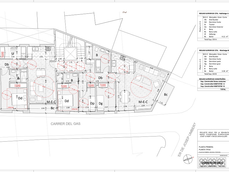 Investment Project: Reconstruction and Extension of a Residential Building in Granollers, Barcelona. Photo:  6