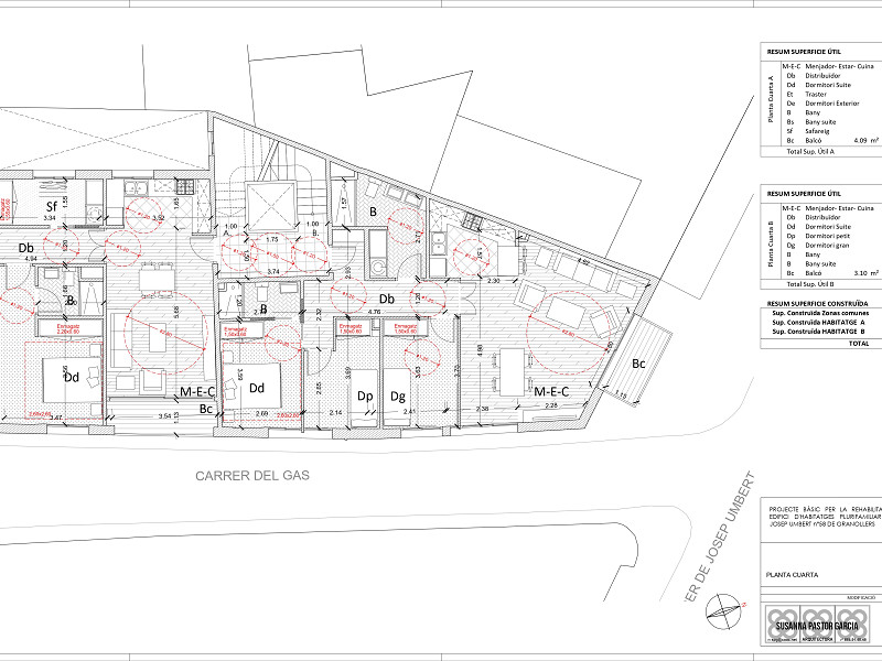 Investment Project: Reconstruction and Extension of a Residential Building in Granollers, Barcelona. Photo:  7