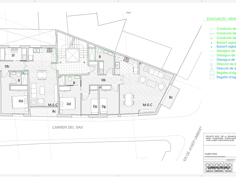 Investment Project: Reconstruction and Extension of a Residential Building in Granollers, Barcelona. Photo:  17