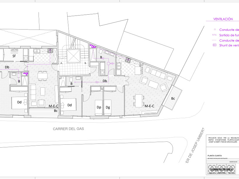 Investment Project: Reconstruction and Extension of a Residential Building in Granollers, Barcelona. Photo:  22