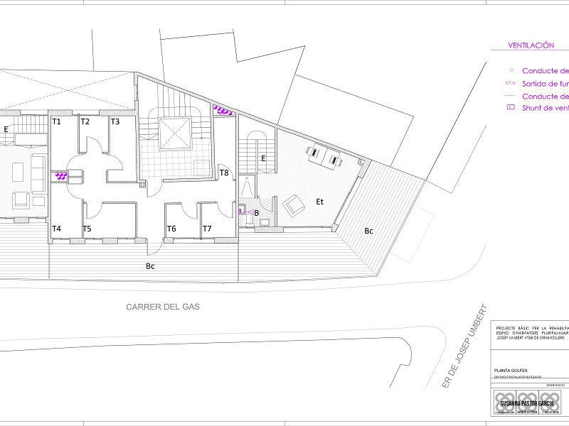 Investment Project: Reconstruction and Extension of a Residential Building in Granollers, Barcelona. Photo:  24