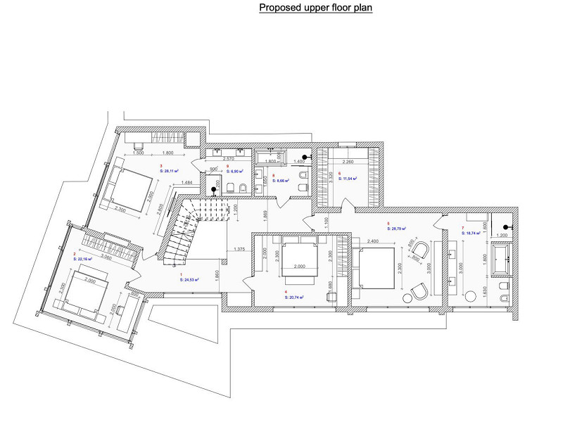 Элитный особняк с эксклюзивным проектом реновации и панорамными видами на море в престижном районе Педральбес, Барселона. Фото:  13