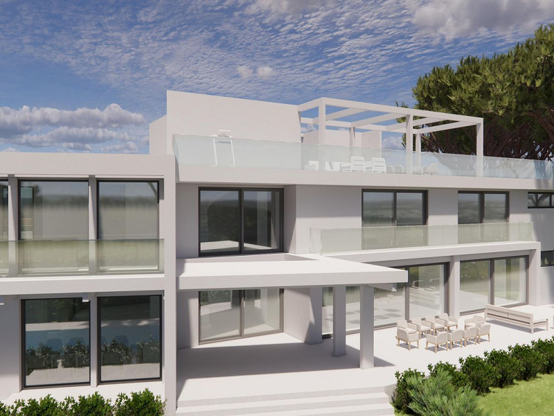 Элитный особняк с эксклюзивным проектом реновации и панорамными видами на море в престижном районе Педральбес, Барселона. Фото:  5