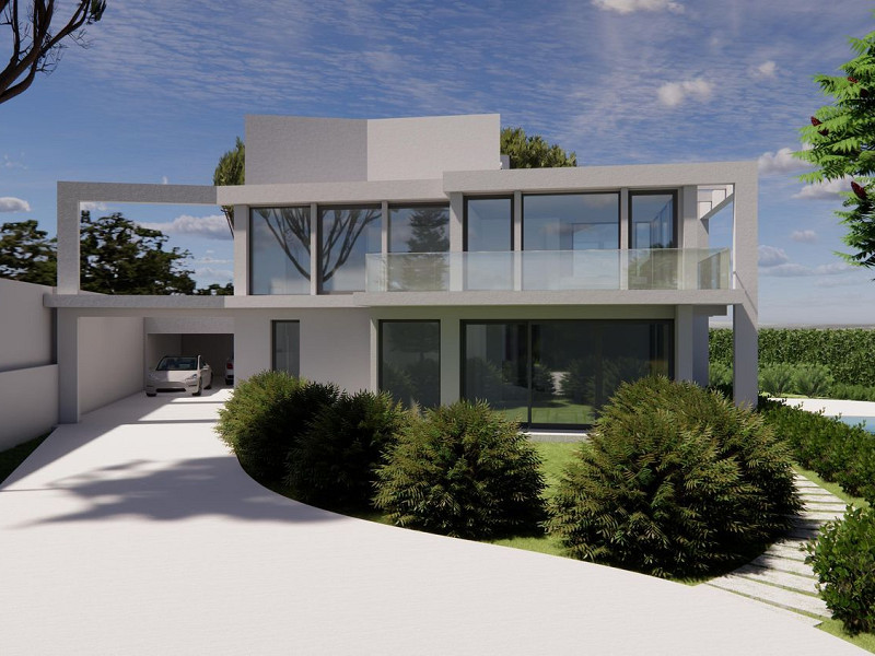 Элитный особняк с эксклюзивным проектом реновации и панорамными видами на море в престижном районе Педральбес, Барселона. Фото:  6