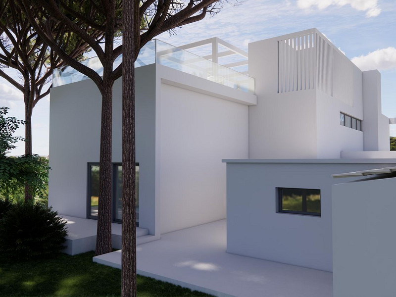 Элитный особняк с эксклюзивным проектом реновации и панорамными видами на море в престижном районе Педральбес, Барселона. Фото:  9