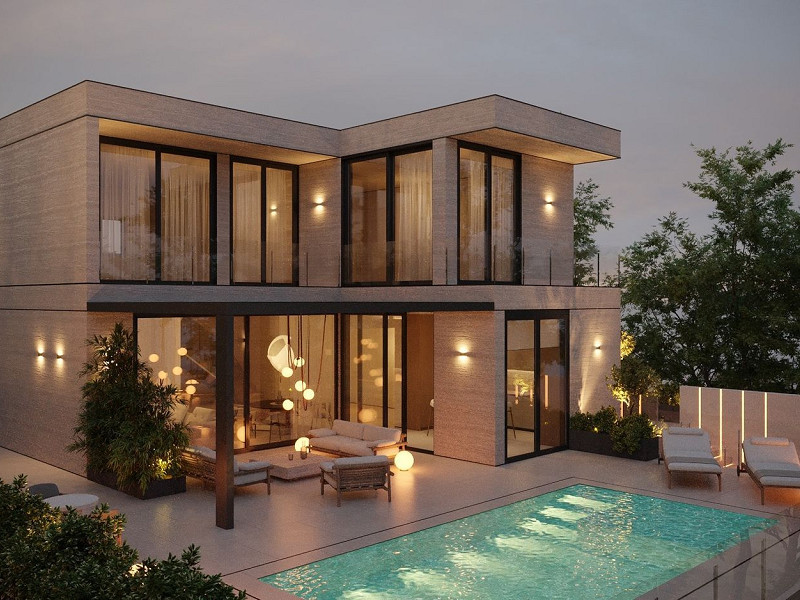 Villa de lujo de obra nueva con vistas al mar en Vilassar de Dalt, Barcelona