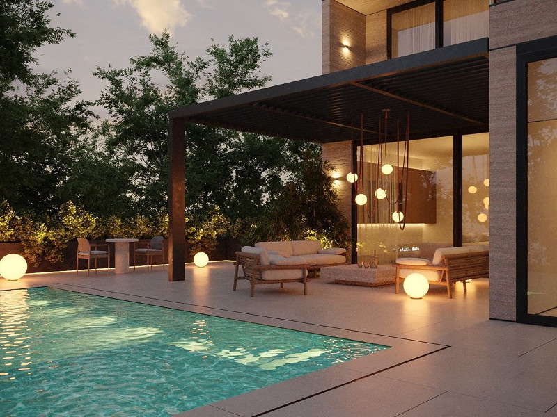 Villa de lujo de obra nueva con vistas al mar en Vilassar de Dalt, Barcelona. Foto:  3