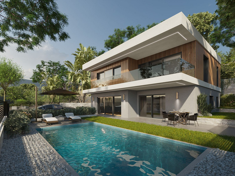 Новая элитная вилла с видом на море и первоклассной отделкой в Вилассар-де-Дальт, Барселона. Фото:  3