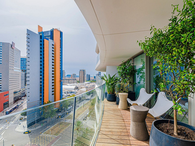 Luxury New Development on the Frontline of the Sea in Diagonal Mar, Barcelona. Photo:  21