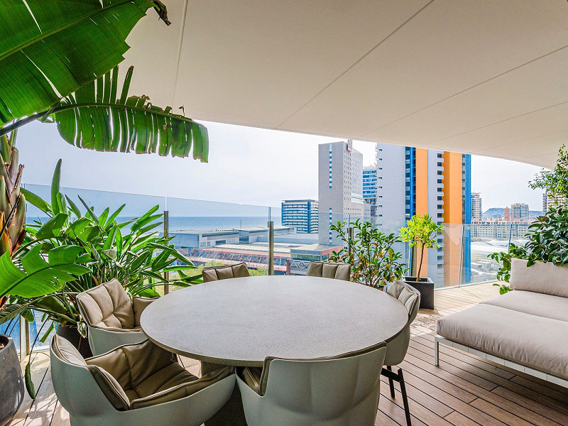 Luxury New Development on the Frontline of the Sea in Diagonal Mar, Barcelona. Photo:  22