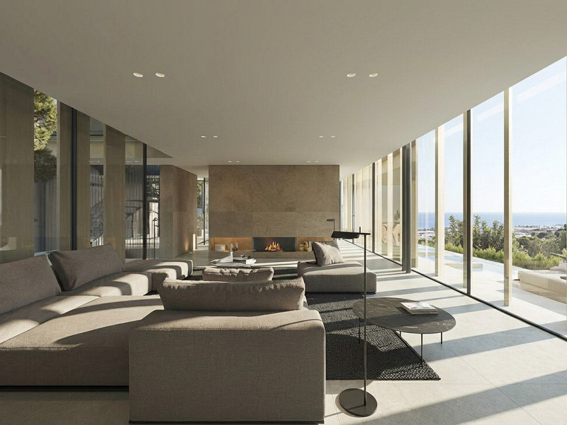 Villa de lujo en construcción en Premia de Dalt, Barcelona. Foto:  4