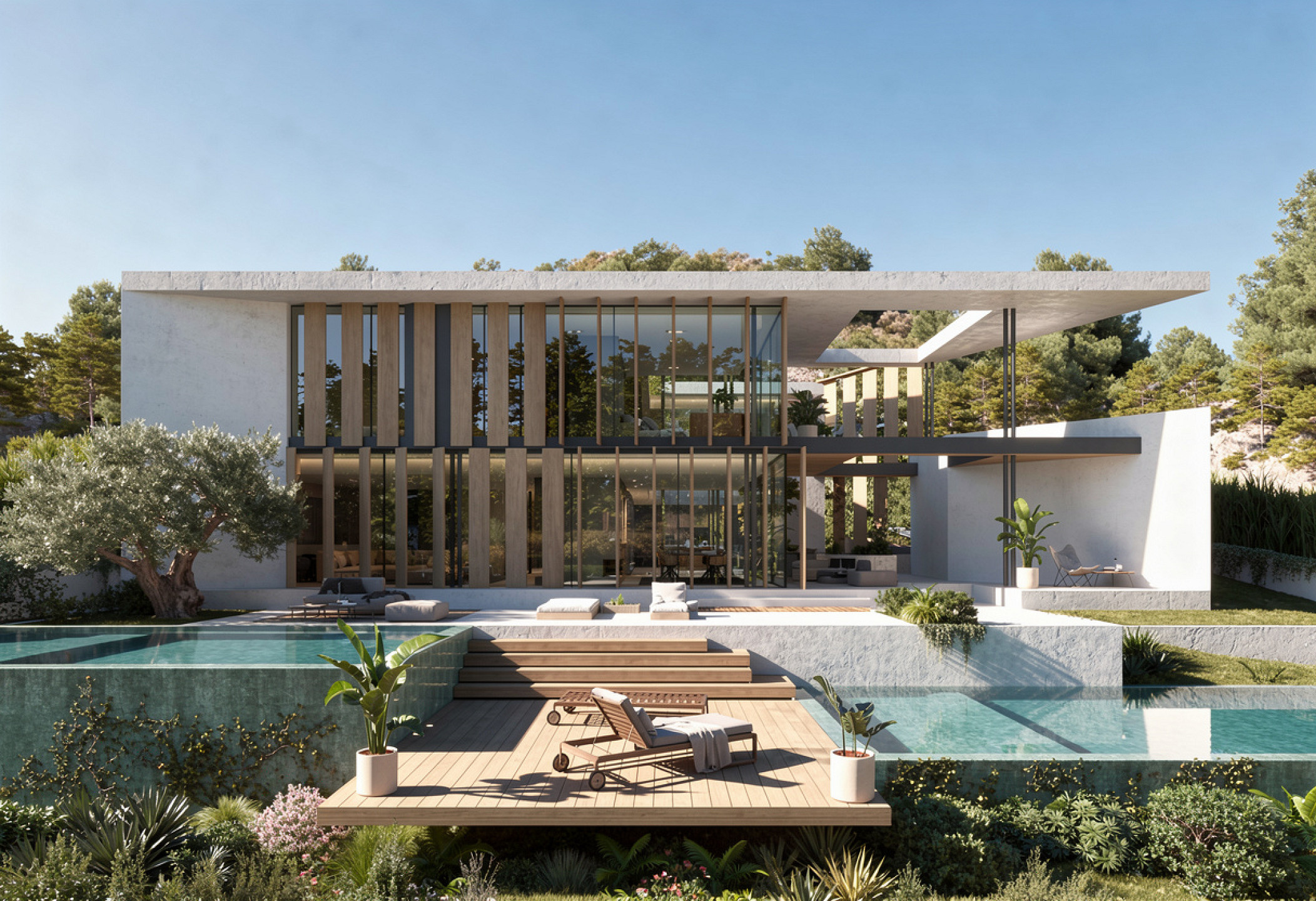 Villa de lujo en construcción en Premia de Dalt, Barcelona