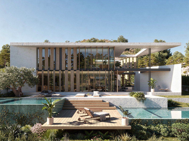  Элитная вилла на этапе строительства в Премиа-де-Дальт, Барселона