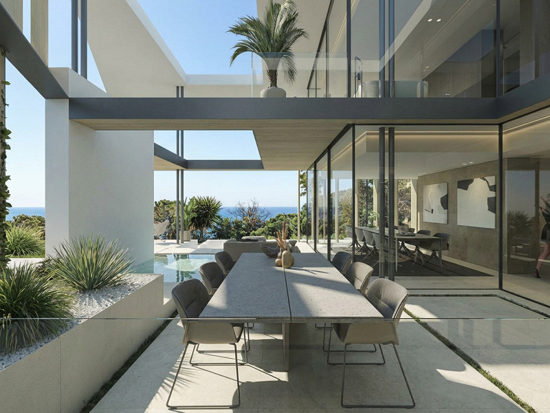 Villa de lujo en construcción en Premia de Dalt, Barcelona. Foto:  6