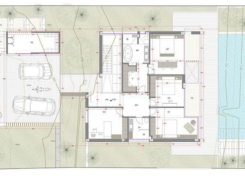 Новая вилла с видом на море и природным окружением в Премиа-де-Дальт, Барселона. Фото:  46