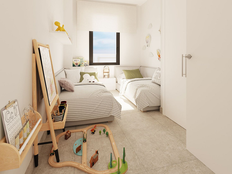 Современные квартиры высокого класса в жилом комплексе, находящемся в стадии строительства, в Оспиталет-де-Льобрегат, Барселона. Фото:  9