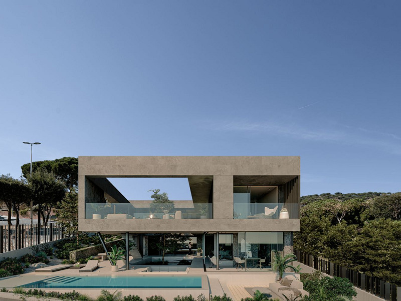 Роскошная вилла с панорамными видами на Средиземное море в Тейя, Барселона. Фото:  1