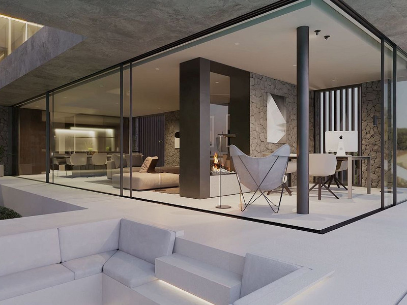 Роскошная вилла с панорамными видами на Средиземное море в Тейя, Барселона. Фото:  6