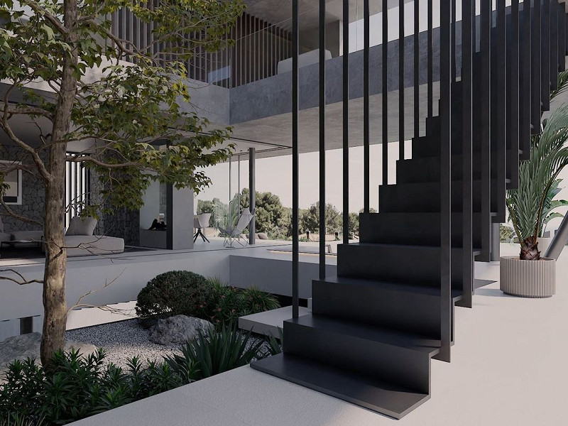 Роскошная вилла с панорамными видами на Средиземное море в Тейя, Барселона. Фото:  22