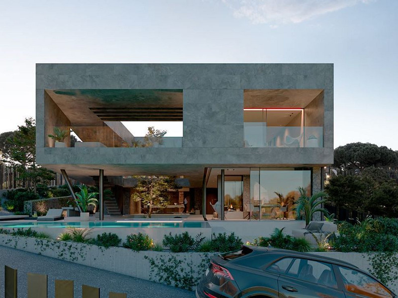 Роскошная вилла с панорамными видами на Средиземное море в Тейя, Барселона. Фото:  28