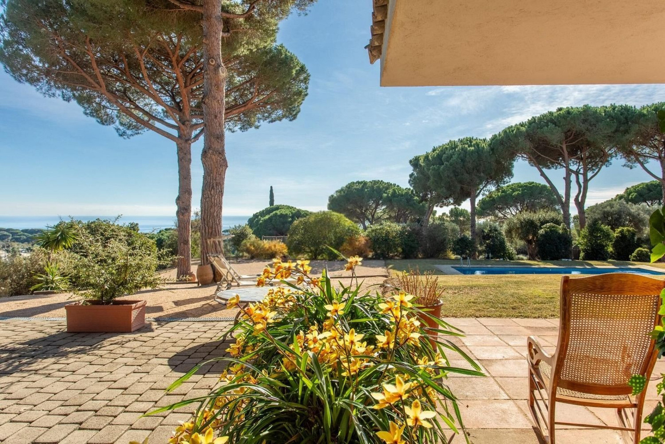 Single-Storey Mediterranean Villa with Sea Views in Sant Andreu de Llavaneres, Barcelona