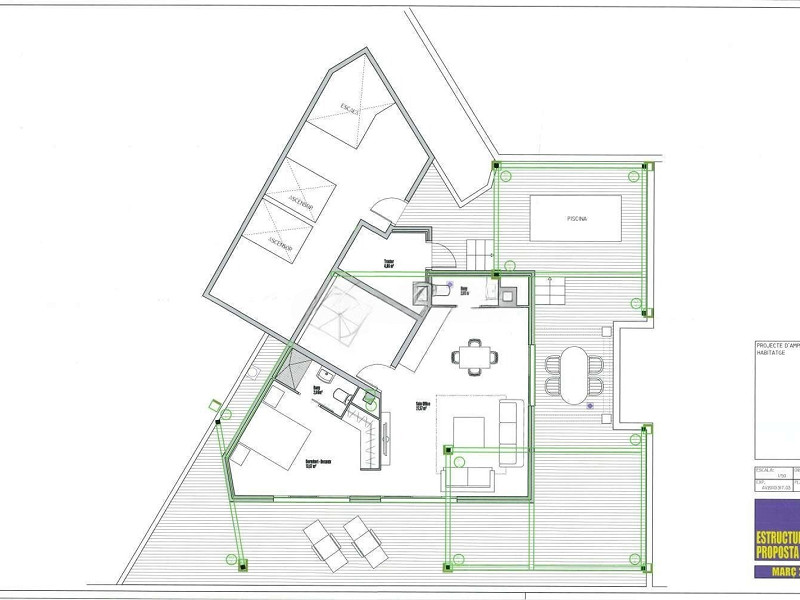 Duplex Penthouse with Expansive Terrace and Private Pool in Sarria, Barcelona. Photo:  52