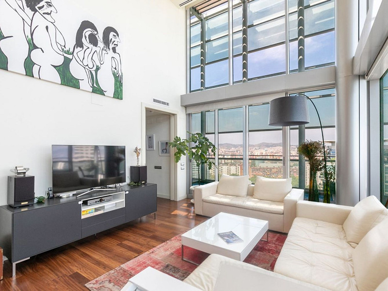 Penthouse with Terrace, Jacuzzi and Sea Views in Diagonal Mar, Barcelona