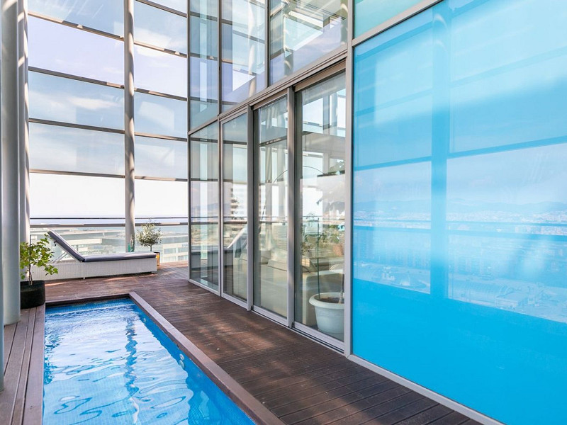 Penthouse with Terrace, Jacuzzi and Sea Views in Diagonal Mar, Barcelona. Photo:  2