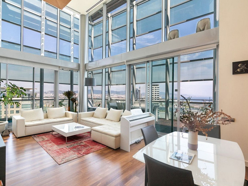 Penthouse with Terrace, Jacuzzi and Sea Views in Diagonal Mar, Barcelona. Photo:  4