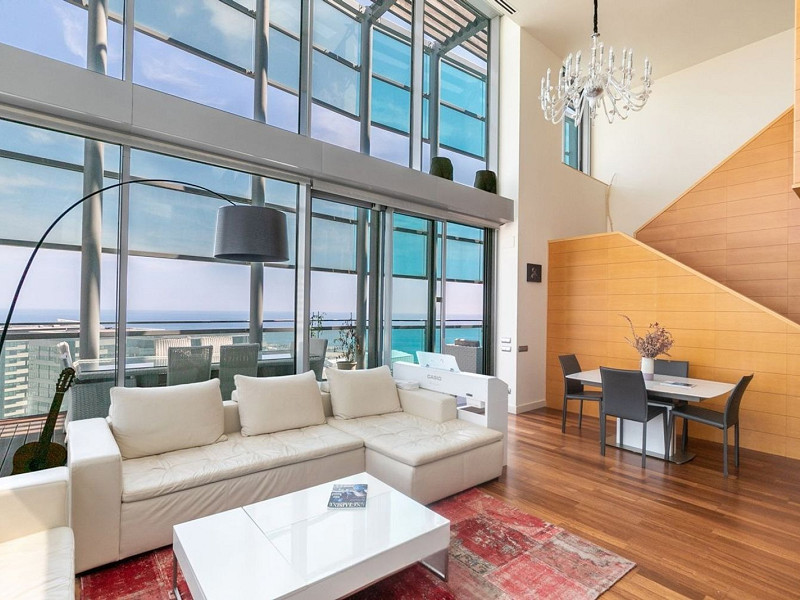 Penthouse with Terrace, Jacuzzi and Sea Views in Diagonal Mar, Barcelona. Photo:  7