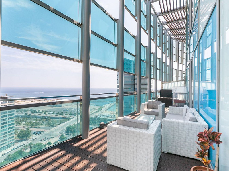 Penthouse with Terrace, Jacuzzi and Sea Views in Diagonal Mar, Barcelona. Photo:  8